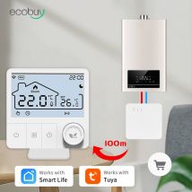 Smart Home Tuya Wifi Caldaia Termostato Termostato Automatico Senza Fili Termostato Wifi Regolatore di Temperatura Alexa Home Assistant