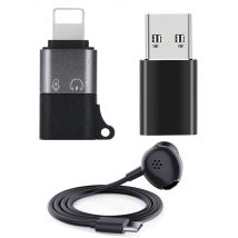 Type C To USB Adapter OTG Fast Charging Data Cable Converter Data Transfer Adapter Monitor Headphone for Lavalier Mic