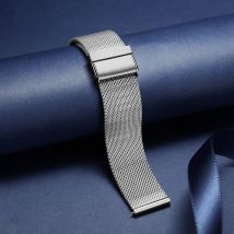 Universal Milan ese Armband 20mm Silber Edelstahl Armband Band Männer automatische mechanische Uhren Zubehör Metall Armband