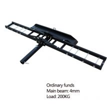 Auto Hinten Anhänger Motorrad Hitch Halterung Off-Road Fahrrad Roller Anhänger Halterung Rampe Anti Schaukel Anti Tilt Maximale Last 160 KG