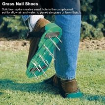 Scarpe per unghie in erba Scarpe per aeratore da giardino per prato Scarpe per erba Aerazione Sandali con punta per terreno