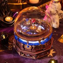 DIY 3D Metall Holz Puzzle Modell Miniatur Bausätze Zusammengebaute Konstellation Universum Puzzles Mit Licht Mädchen Geschenke