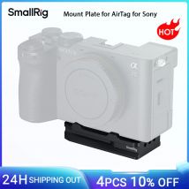 Piastra di montaggio SmallRig per AirTag per Sony A7S III / A7R III / A7 III / A7R IV / A6700 / A6400 / FX30 / FX3 / ZV-E10 II -MD5423