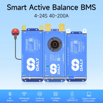 DALY 100 BALANCE Smart BMS 100A 200A 4s-8s 8S-17 8-24S 12V 24V 48V LCD Li-Ion Lifepo4 Batterie BMS mit aktivem Balancer