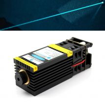 488 nm 100 mW fokussierbares Laserdiodenmodul mit cyanblauem Punkt, PWM TTL mit DC12V-Adapter