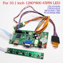 Kit scheda controller LCD per LTL101AL06 LTN101AL03 BP101WX1-300 B101EAN01.2 1280*800 8BIT 45P FPC HDMI VGA display monitor fai da te