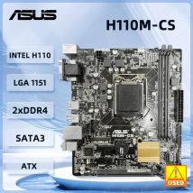 ASUS H110M-CS Motherboard Intel H110 LGA1151 DDR4 Core i3-6100 Core i3-7300 Core i5-6400 Core i5-6500 Core i7-7700 Micro ATX
