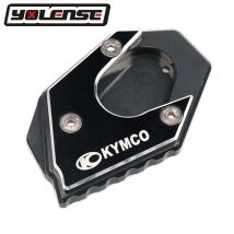 Per KYMCO Xciting 250 300 400 Xciting250 Moto CNC Cavalletto Piede Cavalletto Laterale Estensione Pad Piastra di Supporto Ingrandire Stand
