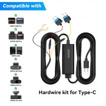 DDPAI Dashcam Kit cavo rigido per monitor di parcheggio 24 ore compatibile con Z60/Z60 Pro/MINI2X/Z50 Pro/A400