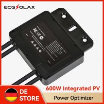 ECGSOLAX Ottimizzatore di energia solare fotovoltaica 600W 7-60V Ottimizzatore esterno di ingresso per sistema di alimentazione del pannello solare Optimazazione Limitazione della tensione