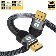 DP 2.1 Kabel DisplayPort Kabel 16K@30Hz 8K@60Hz HDR Display Port Adapter für 3080 TV Video PC Laptop TV Gaming Monitor 1m2m3m