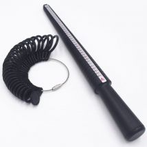 Strumenti per gioielli Dimensioni dell'anello Mandrino Stick Calibro per dito Misuratore per anelli Set di strumenti per gioielli di misurazione Dimensioni dell'anello Strumenti per gioielli di moda