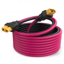 XT60 extension cable 12AWG XT60 to XT60 cable, with male to female connectors, suitable for solar panel remote control battery