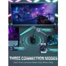 ATTACK SHARK X11 Lightweight Wireless Gaming Mouse with RGB Backlight Charging, Up to 22K DPI, PAW3311 Optical Sensor, HUYU Swit