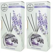 Ambar perfums Ambientador Mikado Infusión de Lavanda Ambar Botanic (Pack 2 uds. x 75 ml) - Líquido