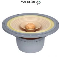 LII AUDIO 2023 Neuer Crystal-10 FULL Range Lautsprecher 30 Kernleistung 50 W/Impedanz 8 Ohm Holzzellstoff-Papiertopf Leinen (1 Stück)