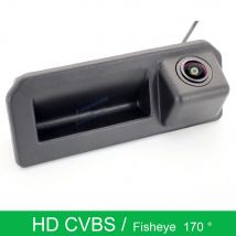 Per Audi Q2 Q2L Q3 Q7 Q8 Q5L / Q5L Sportback / Q4 Q5 e-tron 2017~2022 AHD 1080P 170 °   Telecamera per parcheggio retromarcia di backup con maniglia per bagagliaio