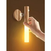 Smart Motion Sensor Night Light LED Rechargeable Magnetic Wall Lamp Portable for Hallway Bedroom Stairs Bathroom Cabinets Decor