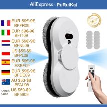 PuRuiKai Atomizzazione Robot Aspirapolvere Ultra Sottile Pulizia delle Finestre Robot Lavavetri Vetro Elettrico Telecomando per la Casa