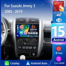 Android 15 Carplay Auto 2K Schermo Autoradio Lettore Multimediale Per Suzuki Jimny 3 2005 - 2019 Autoradio GPS Stereo 2din unità principale