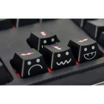 WASD Arrow 4 tasti PBT ABS Copritasti Tastiera meccanica Set di copritasti Emo carino per tastiera meccanica compatibile con MX Switch