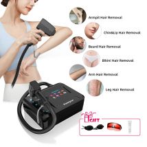 Dispositivo di rimozione dei peli a diodi laser 808NM di alta qualità aggiornato 20000000 Beat Dispositivo di ringiovanimento della pelle indolore con ghiaccio permanente Sbiancamento