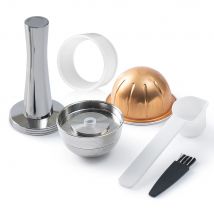 Per Nespresso Vertuo Next Pop Capsule riutilizzabili in acciaio inossidabile Vertuoline Filtro caffè ricaricabile compatibile con cialde originali