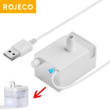 ROJECO Cat Water Fountain Water Pump For 1.5L Transparent Pet Water Fountain Drinking Dispenser Replacement Pump Accessories