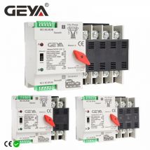 GEYA W2R ATS 110V 220V PC Dual Power Interruttore di trasferimento automatico 63A 100A Interruttore di trasferimento di potenza domestica 50/60Hz