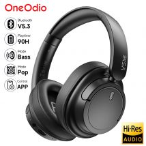 Oneodio EKSA V16 Cuffie wireless Bluetooth 5.3 Cuffie over-ear con microfono Modalità bass/pop Cuffie Hi-res HiFi cablate APP 90 ore