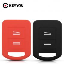 KEYYOU Für Vauxhall Opel Corsa Agila Meriva Combo 2 Taste Fernbedienung Auto Schlüssel Abdeckung Haut Silikon Fob Fall