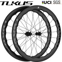 TUKUS Carbonfaser-Rennrad-Laufradsatz UD Matte Scheibenbremse Kompatibler UCI-Rennlaufradsatz für Anfänger für verbesserte Leistung