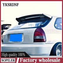 For 1996 1997 1998 1999 2000 Honda Civic Roof Spoiler High Quality ABS Plastic Gloss Black Rear Spoiler Trunk Boot Wing Spoiler