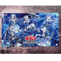 Yu-Gi-Oh Tearlaments Rulkallos Spielmatte Spielkartenunterlage YGO Dark Magician Mat KMC TCG YuGiOh Tisch-Schreibtischunterlage-128