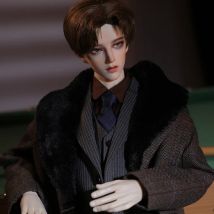 BJD Doll Staff 1/3 Resin 72cm SD Dolls Uncle Doll with Woolen Coat Fullset Dolls Shuga Fairy