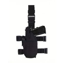 Universal Drop Leg Holster Thigh Platform Tactical MOLLE Gun Holster for Hunting Paintball Panel with Adjustable Molle Straps