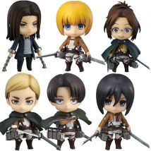#435 Attack on Titan Armin Arlert Anime Figure Mikasa Ackerman Action Figure Shingeki no Kyojin Hanji Figure Model Doll Toy Gift
