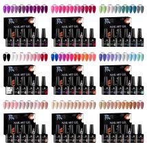 6pc Klassische Nagel Gel Polnischen Set Semi Permanent DIY Nail art UV LED Gel Kit Soak Off Malerei Lack Nagel liefert Maniküre