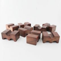 Hifi Audio Walnuss Isolation Draht halterung Line Support Lautsprecher Kabelst änder halter Bock Isolation Stoßdämpfer Fuß polster