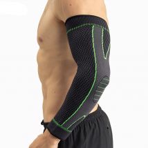 1 pezzo di tutore per gomito, maniche a compressione per uomo e donna, supporto per braccio traspirante antiscivolo per tendinite, gomito da tennis