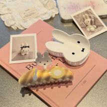 Miffy Kawaii-Kaninchen-Cartoon-Haarspange für Mädchen, niedlicher Haarschmuck, Geschenkspielzeug für Mädchen