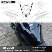 Für Kawasaki Z900 Z900 2017-2025 3D Motorrad Transparent Kraftstoff Tank Pad Aufkleber Tank Kappe Aufkleber Schutz wasserdicht