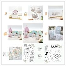 Neuankömmling Presell Liebe stirbt und Briefmarken für DIY Scrap booking/Fotoalbum dekorative Prägung DIY Papier karten