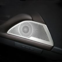 Zubehör für BMW 5er F10 F18 Edelstahl Auto Innentür Audio Stereo Lautsprecher Pailletten dekorative Abdeckung Zierstreifen