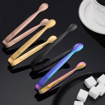 Eisclip aus Edelstahl 304, lebensmittelecht, verdicktes Metall, rutschfeste Lebensmittel-Dessertklemme, auch für Bakhoor OUDH Weihrauchzange, 1 Stück