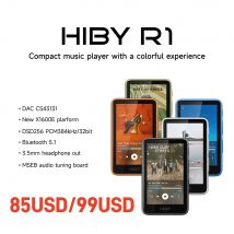 HiBy R1 HiFi Audio Music Player MP3 USB DAC WiFi Bluetooth 5.1 DSD256 PCM384kHz/32bit X1600E CS43131 MSEB Web Radio 3.5mm Output