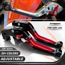 Für QJMOTOR SRK125 E/F/S Kupplung Hebel Bremshebel Set Einstellbare Klapp Griff Hebel Motorrad Zubehör Teile