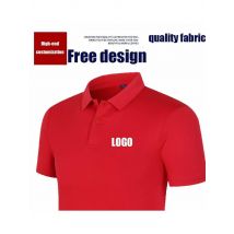 High-end customization POLO shirt custom work POLO short sleeve team high quality quick-drying shirt Adult and children sizes