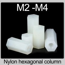 M2 M2.5 M3 M4 White Nylon Hex Female Standoff Pillar Board Mount Thread PCB Plastic Hexagon Motherboard Spacer Bolt Screw Nut