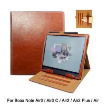 Custodia in pelle PU di alta qualità per 10.3 "BOX Note Air3 / Air 3 C 2023 / Air2 / Air 2 Plus Ink Tablet ePaper Cover con cinturino da polso